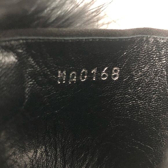 NEW Louis Vuitton Marabou Crystal LV Marilyn Kitten Heel Mule Slip On Sandals 36 - Picture 7 of 7